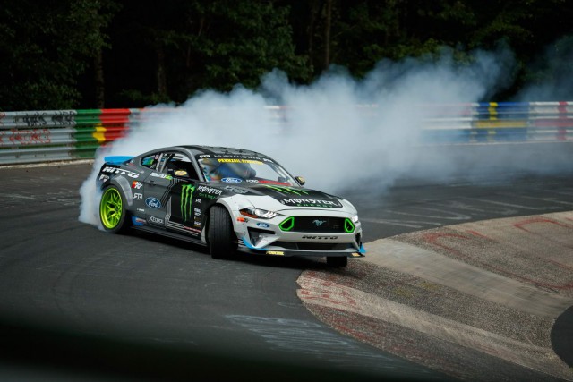 Drift champion creates Nrburgring record. Image by Ford.