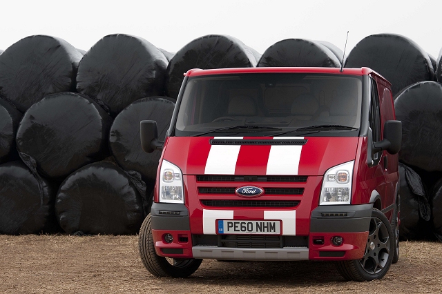 White van man sees red. Image by Ford.