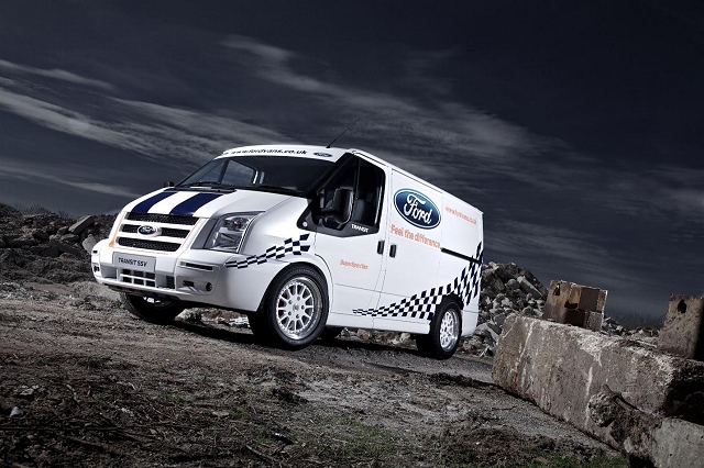 Ford unveils latest 'supervan'. Image by Ford.