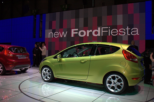 Ford reveals ECOnetic Fiesta. Image by Shane O' Donoghue.