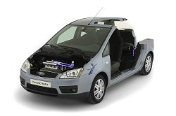 2005 Ford Focus C-MAX Hydrogen concept. Image by Ford. Click here for a larger image. 2005 Ford Focus C-MAX Hydrogen concept. Image by Ford.