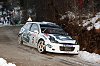 Francois Duval, Ford Focus RS, 2003 World Rally Championship, Round 1 - Rallye Automobile Monte Carlo. Photograph by Ford. Click here for a larger image.