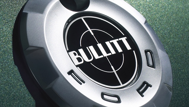 Ford's Bullitt exits the barrel. Image by Ford.