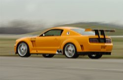 2004 Ford Mustang GTR concept. Image by Ford. Click here for a larger image. 2004 Ford Mustang GTR concept. Image by Ford.