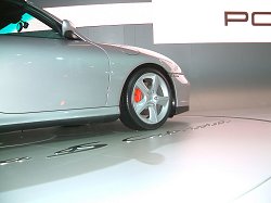 The Porsche stand at the 2003 Frankfurt Motor Show. Image by Shane O' Donoghue.