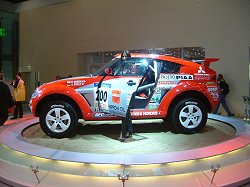2003 Mitsubishi Pajero Rally Raid car. Image by Shane O' Donoghue.