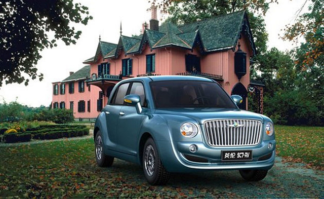 London taxi goes Chinese. Image by Geely.