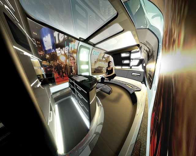 2006 GMC Pad concept car. Image by LA Auto Show.