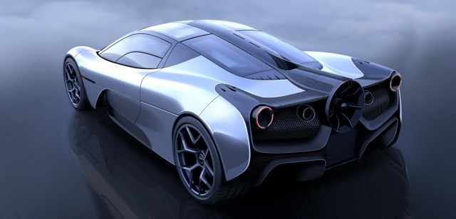 Gordon Murray shows first pic of new supercar. Image by Gordon Murray Design.