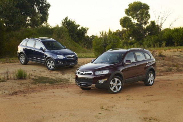 Updated Holden Captiva. Image by Holden.