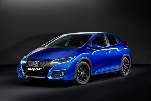 Civic facelifted for Paris. Image by Honda.