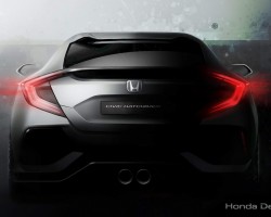 2016 Honda Civic Hatch concept. Image by Honda.