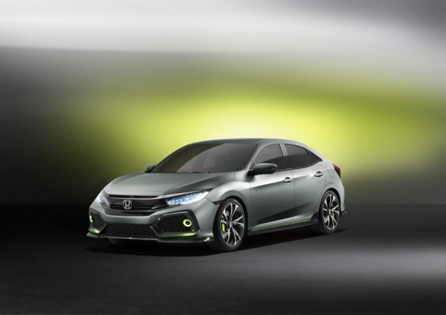 British-built Honda Civic stars at Geneva. Image by Honda.