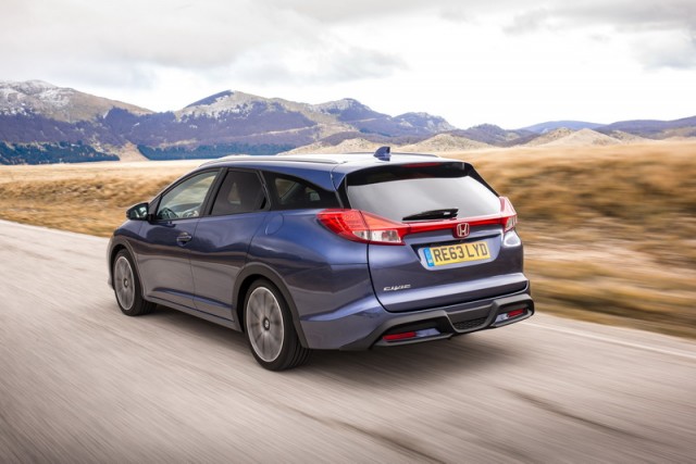 First drive: Honda Civic Tourer. Image by Honda.