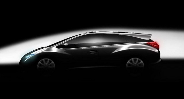 Teaser: Honda Civic Wagon on the way. Image by Honda.