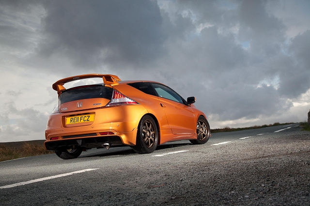 Mugen CR-Z unmasked. Image by Honda.