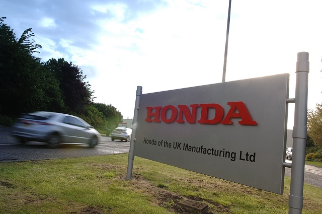 Honda makes cuts to British car production. Image by Honda.
