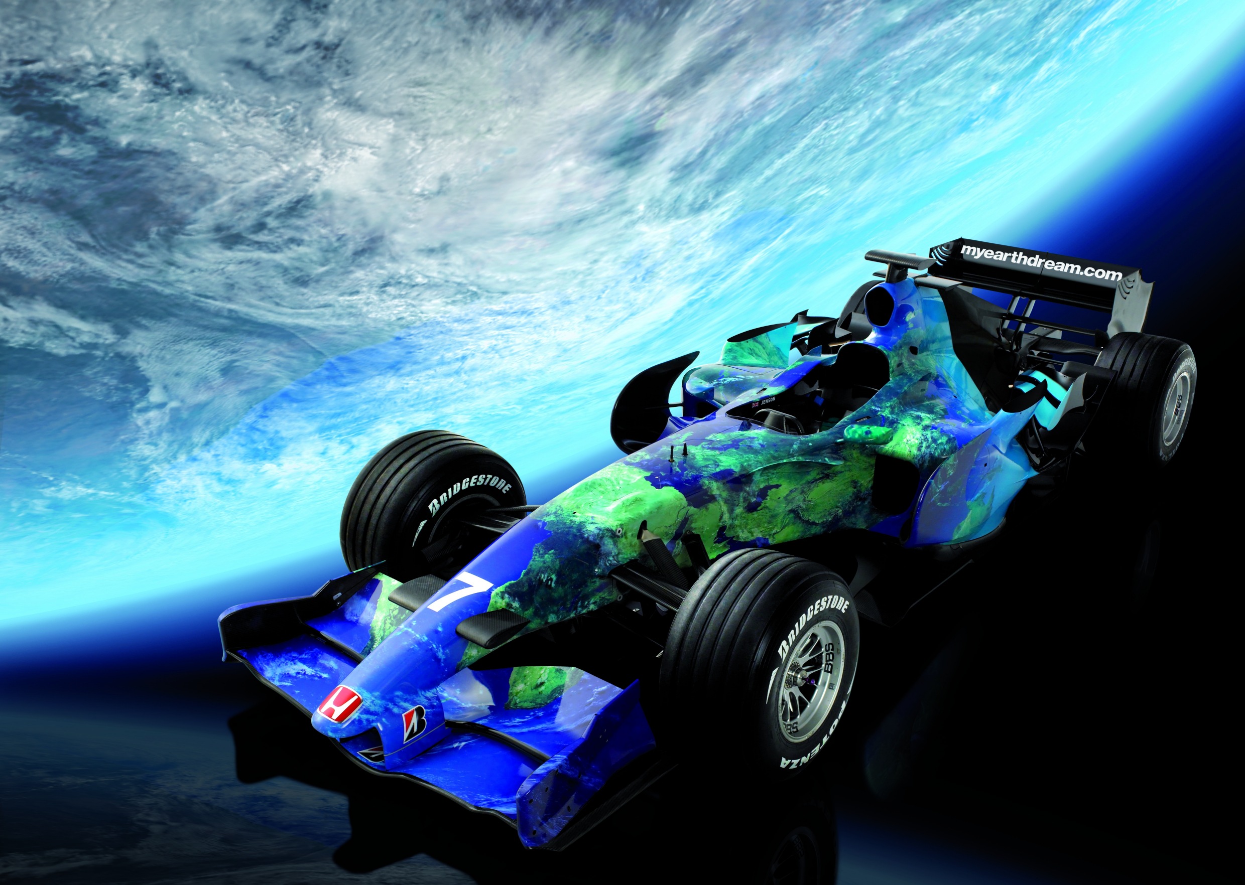 Honda Racing's F1 Environmental Concept. Image by Honda.