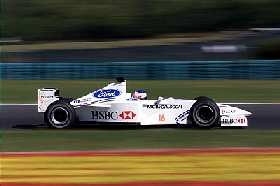 Stewart picked up 5th place, but Rubens was not overjoyed