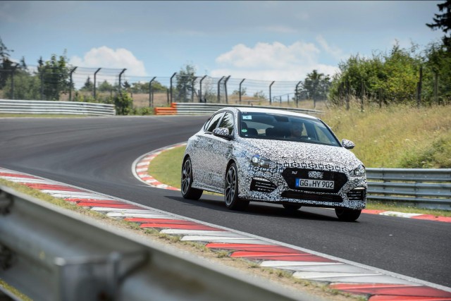 Hyundai i30 Fastback N teased. Image by Hyundai.