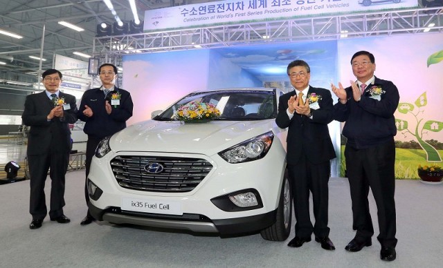 Hyundai ix35 leads fuel cell technology. Image by Hyundai.
