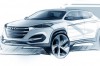 Hyundai gives us glimpse of the new Tucson. Image by Hyundai.