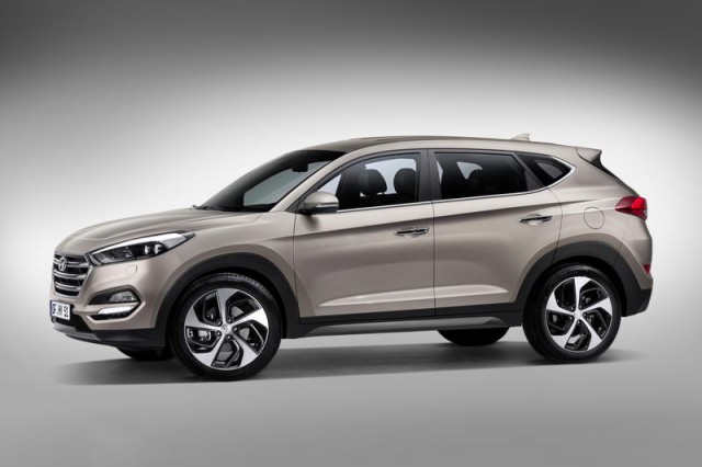 Hyundai Tucson ready for Geneva. Image by Hyundai.