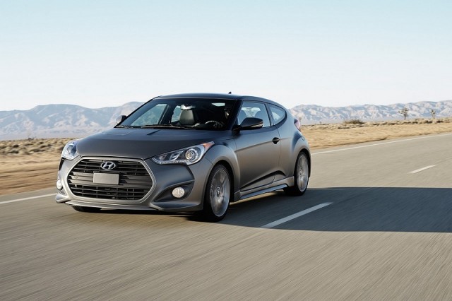Turbocharged Veloster blows in at Detroit. Image by Hyundai.