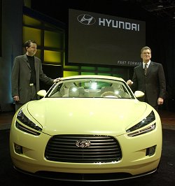 2004 Hyundai HCD8 concept. Image by Hyundai.
