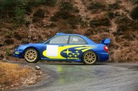 The Subaru in action in Monte Carlo 2001. Photograph provided by SWRT.