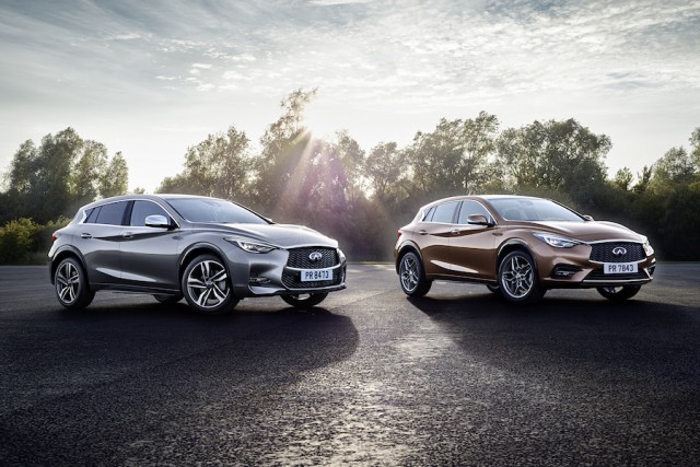 Brit-built Infiniti Q30 ready to hit the market. Image by Infiniti.