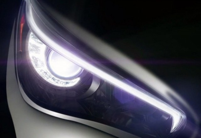 Infiniti Q50 confirmed for Detroit. Image by Infiniti.