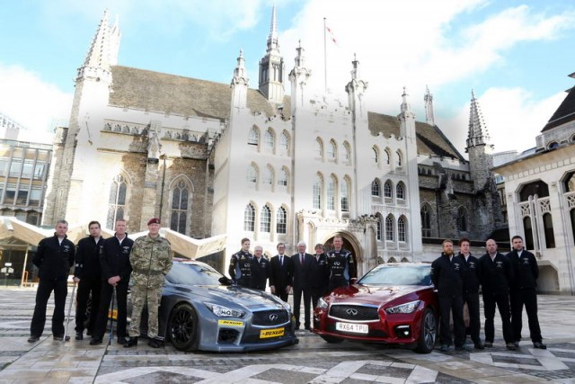 Infiniti teams up with paras for BTCC. Image by Infiniti.