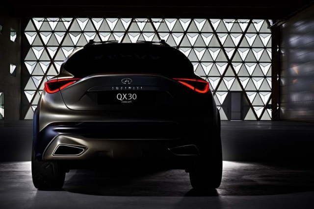 QX30 concept previews new SUV from Infiniti. Image by Infiniti.