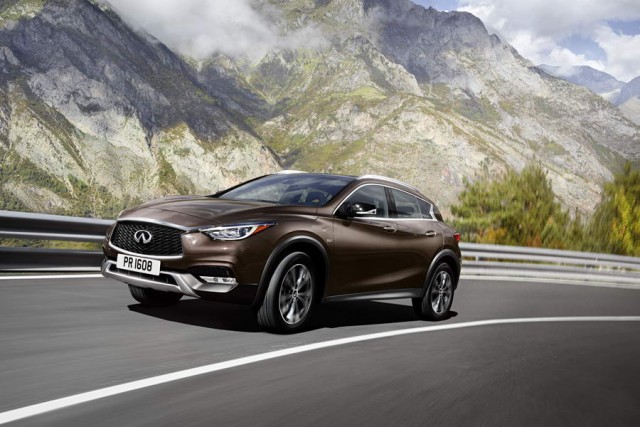 Infiniti QX30 priced up. Image by Infiniti.