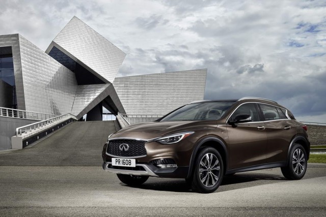 Crossover Infiniti QX30 gets global reveal. Image by Infiniti.