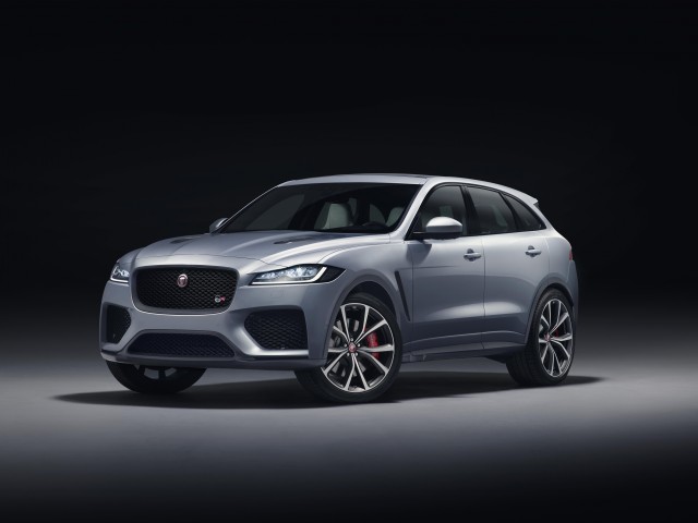 Jag ramps-up the F-Pace with 550hp SVR. Image by Jaguar.
