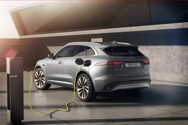 Jag’s F-Pace gets a plug-in hybrid model. Image by Jaguar.