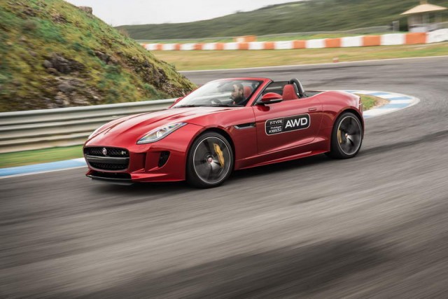 First drive: Jaguar F-Type V8 R AWD. Image by Jaguar.