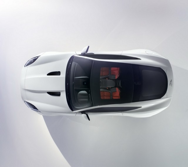 Jaguar F-Type Coup teased. Image by Jaguar.