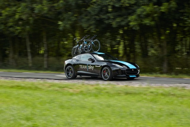 One-off F-Type for Team Sky. Image by Jaguar.