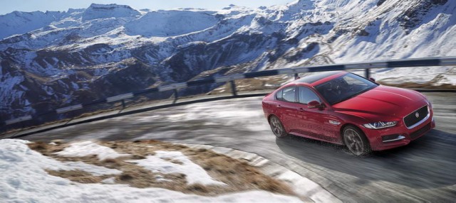 Jaguar XE gets new AWD model. Image by Jaguar.