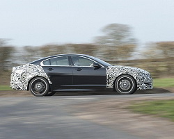 2011 Jaguar XF prototype. Image by Jaguar.