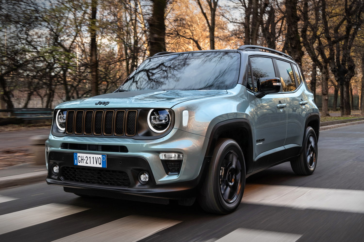 Jeep adds e-Hybrid power to Renegade and Compass SUV ranges. Image by Jeep.