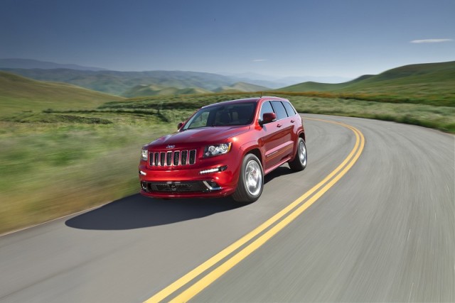 Incoming: Jeep Grand Cherokee SRT8. Image by Jeep.