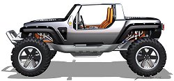 2005 Jeep Hurricane concept. Image by Jeep.