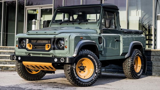 Kahn creates retro-look Defender. Image by A. Kahn Design.