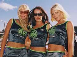 These girls soon were dubbed the X-Power angels. Can't imagine why. Picture by Kelvin Fagan.