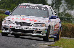 The Honda Accord suited the twisty Irish track. Picture by www.toca-tour.co.uk.