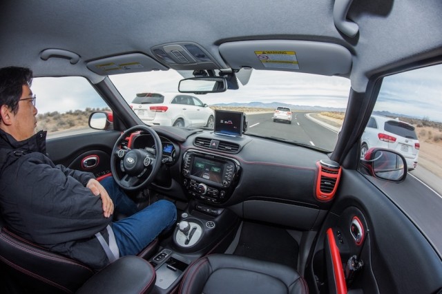 Kia Drive Wise previews autonomous tech. Image by Kia.